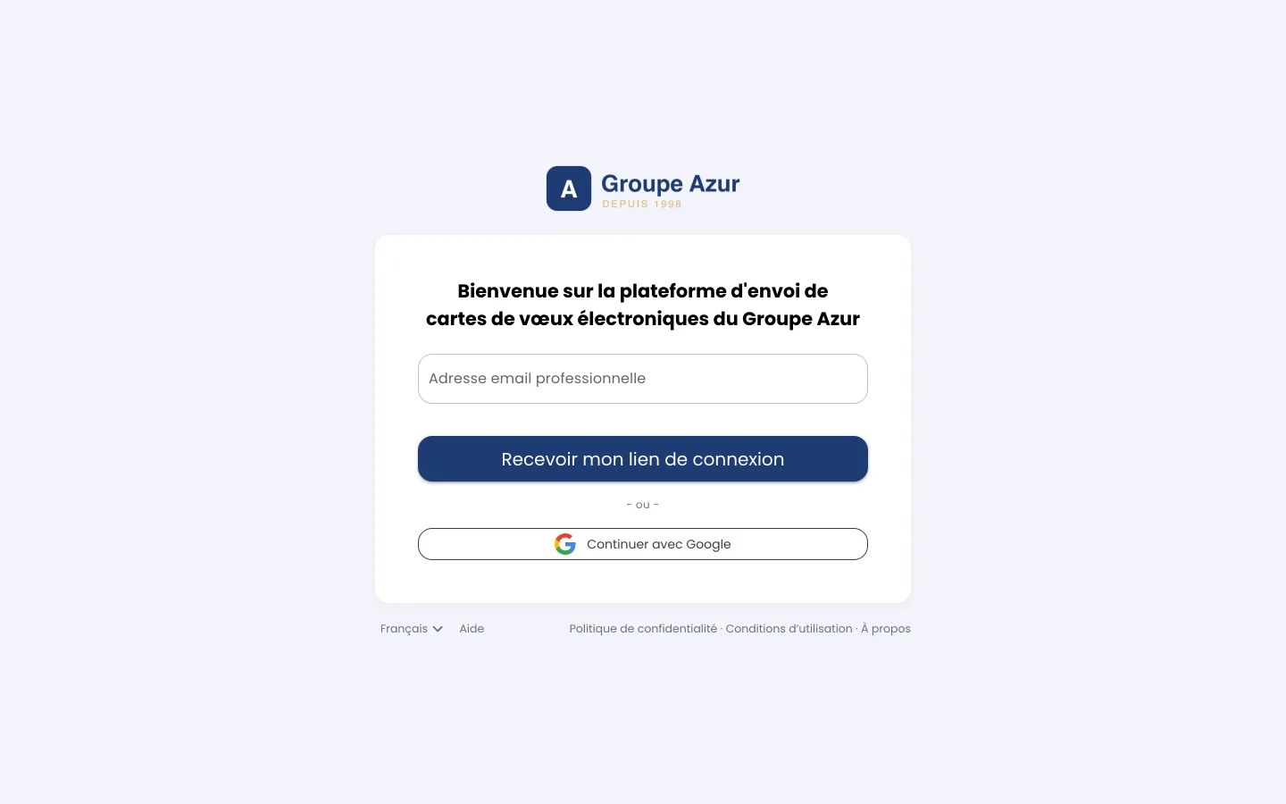 L'accès à la plateforme